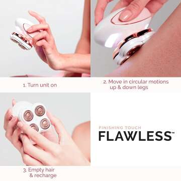 Painless Leg Hair Remover with LED Light