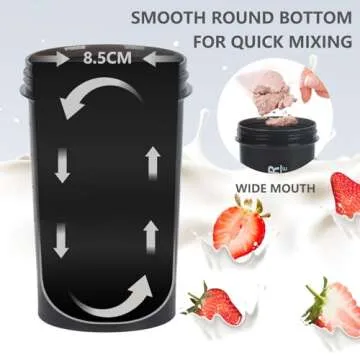 VECH Protein Shaker Bottle for Easy Mixing and Hydration