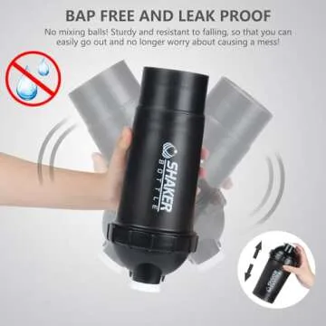 VECH Protein Shaker Bottle for Easy Mixing and Hydration
