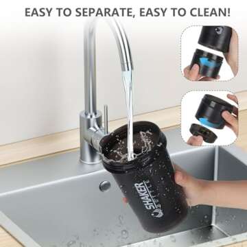 VECH Protein Shaker Bottle for Easy Mixing and Hydration