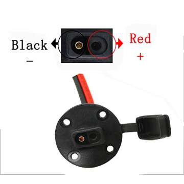 CERRXIAN 55cm 10AWG SAE Socket Solar Weatherproof Sidewall Port DIY Cord, SAE Quick Disconnect Wire ...