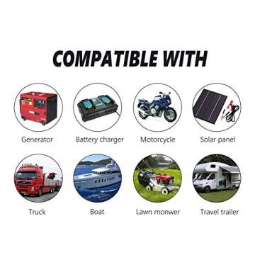 CERRXIAN 55cm 10AWG SAE Quick Disconnect Power Cord