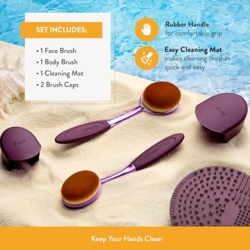 Mothercould Sunscreen Brush Set for Families | Travel Friendly