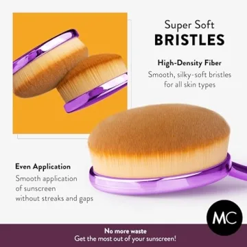 Mothercould Sunscreen Brush Set for Families | Travel Friendly