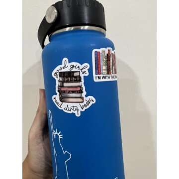 Good Girls Read Dirty Books Vinyl Waterproof Sticker, Spicy Romance Sticker, Dark Romance Sticker, Bookish Decal, Spicy Girl Love Reading, Smut Stickers 2in