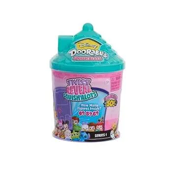 Disney Doorables Squish’Alots Series 1, Collectible Blind Bag Figures in Capsule, Kids Toys for Ages 5 Up by Just Play