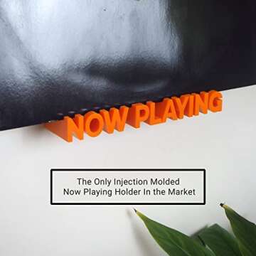 Noahrk Now Playing Vinyl Record Wall Holder - Now Playing Vinyl Record Stand - Vinyl Record Wall Mou...