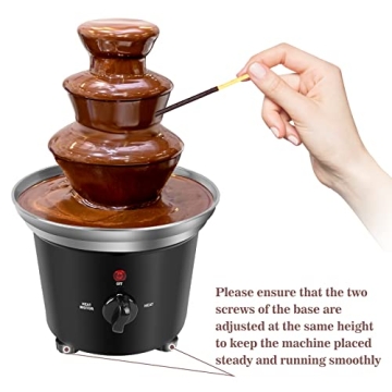 Mini Chocolate Fondue Fountain for Celebrations and Parties