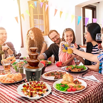 Mini Chocolate Fondue Fountain for Celebrations and Parties