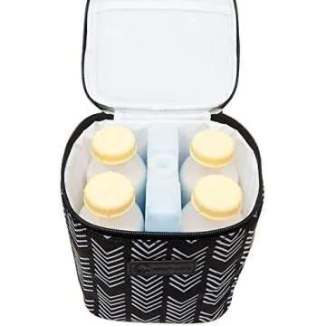 Stylish Cold Gold Cooler Bag for Breastmilk Transport