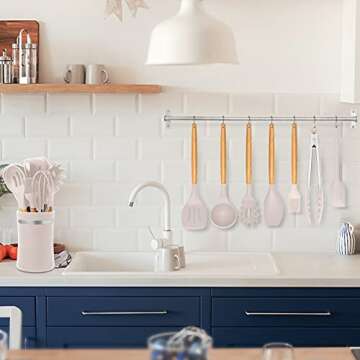 36PCS Silicone Kitchen Utensils Set - Heat-Resistant Silicone Gadgets