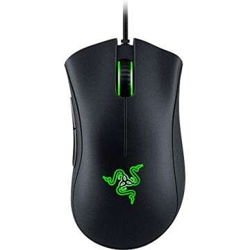 Razer DeathAdder Chroma - Multi-Color Ergonomic Gaming Mouse - 10,000 DPI Sensor - Comfortable Grip - World's Most Popular Gaming Mouse
