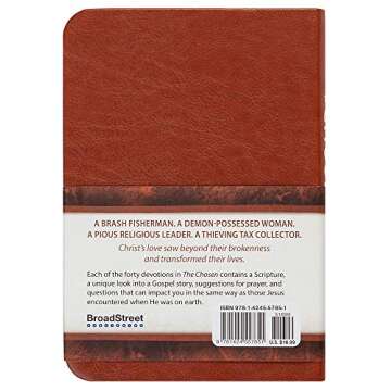 The Chosen: 40 Days with Jesus (Imitation Leather) – Impactful and Inspirational Devotional – Perfect Gift for Confirmation, Holidays, and More