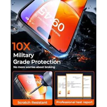 DIMONCOAT 4 Packs [Auto Alignment Kit] Screen Protector for iPhone 14 Pro Max 6.7'' with 2 Packs Camera Protector [10X Military Protection] Tempered Glass HD Film, Case Friendly