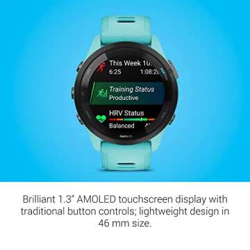 Garmin Forerunner 265 Smartwatch with AMOLED Display