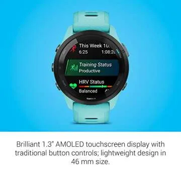 Garmin Forerunner 265 Smartwatch with AMOLED Display