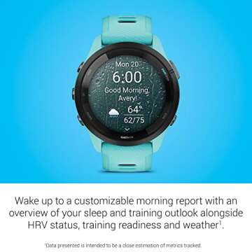 Garmin Forerunner 265 Smartwatch with AMOLED Display