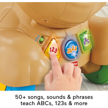 Fisher-Price Laugh & Learn Stride-to-Ride Puppy Toy for Toddlers