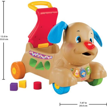 Fisher-Price Laugh & Learn Stride-to-Ride Puppy Toy for Toddlers
