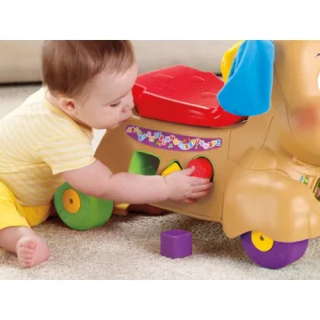 Fisher-Price Laugh & Learn Stride-to-Ride Puppy Toy for Toddlers