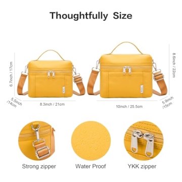 NOL Eco-Friendly Insulated Lunch Bag for All Ages