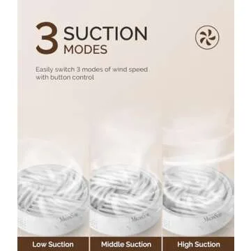 MelodySusie Portable Rechargeable Nail Dust Collector