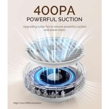 MelodySusie Portable Rechargeable Nail Dust Collector