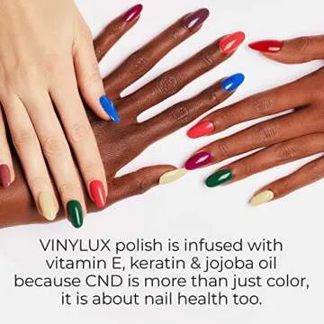 CND Vinylux Longwear Coral Nail Polish, Gel-like Shine & Chip Resistant Color, Rule Breaker, 0.5 fl. oz