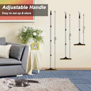 B-Land Carpet Rake for Easy Pet Hair Removal Solutions