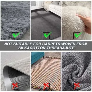 B-Land Carpet Rake for Easy Pet Hair Removal Solutions