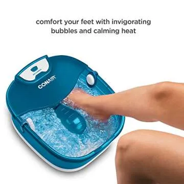 Conair Pedicure Foot Spa - Heat & Bubbles for Relaxation