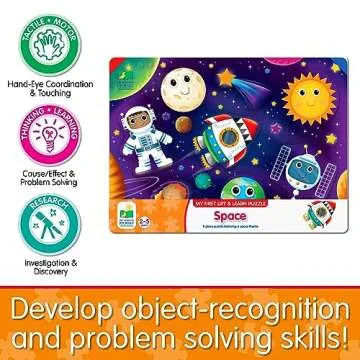Learning Journey Space Puzzle Lift & Learn for Toddlers