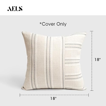 AELS 18x18 Decorative Pillow Covers for Home Decor