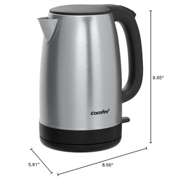 Quality COMFEE' Stainless Steel Electric Tea Kettle