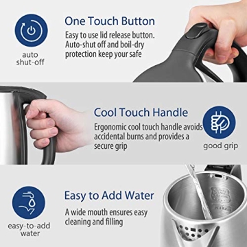 Quality COMFEE' Stainless Steel Electric Tea Kettle