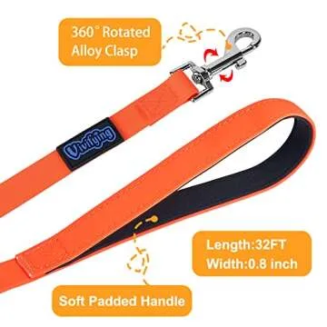 Durable Vivifying Waterproof Dog Leash 32FT for Training