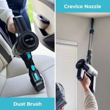 EyeVac Reach Cordless Vacuum - Lightweight Convenience