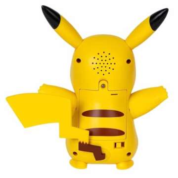 Pokémon Train and Play Deluxe Pikachu - 4.5-Inch Pikachu Figure with Lights, Sounds, and Moving Limbs Plus Interactive Accessories