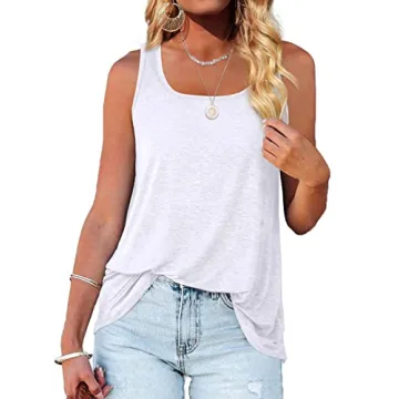 Stylish WIHOLL Plus Size Summer Tank Top for Women 2XL