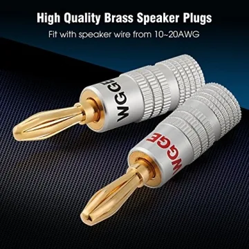 Banana Plugs Audio Jack Connector Kit - 12 Pcs