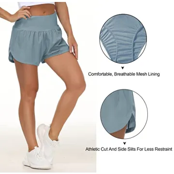 Quick Dry Athletic Running Shorts for Women