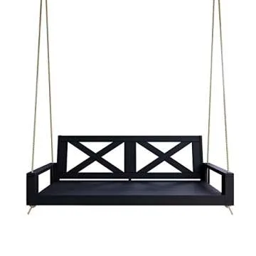 Malvern Twin Wood Porch Swing Bed - Amish Handcrafted Comfort