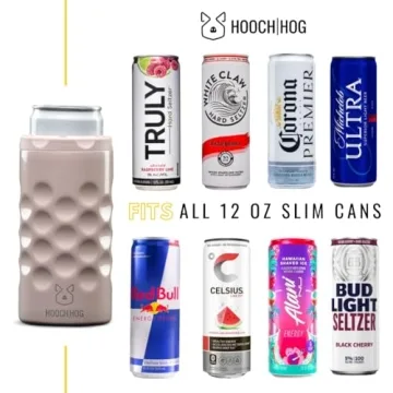 Hooch|Hog Slim Can Cooler Keeps Drinks Ice-Cold