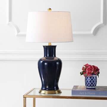 JONATHAN Y JYL4026B Julian 29" Ceramic LED Table Lamp - Elegant and Stylish Lighting for Any Room
