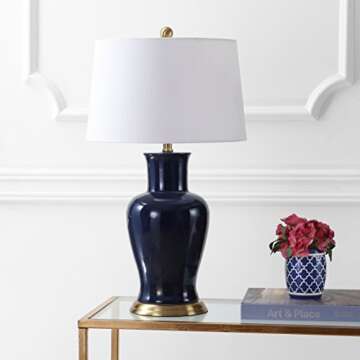 JONATHAN Y Julian 29" Ceramic LED Table Lamp