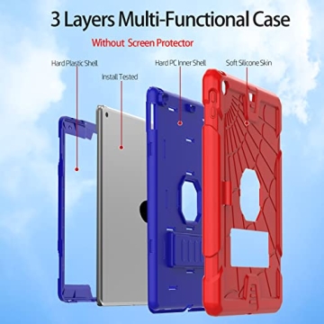 Sibeitu iPad 9th Gen Case Shockproof Cover with Stand