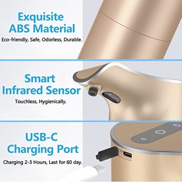 YIKHOM Touchless Soap Dispenser - Modern & Eco-Friendly