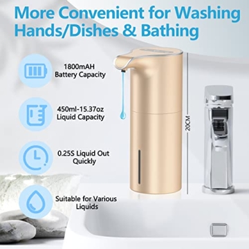 YIKHOM Touchless Soap Dispenser - Modern & Eco-Friendly
