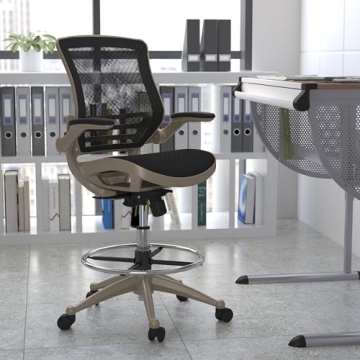 Ergonomic Mesh Office Chair with Foot Ring