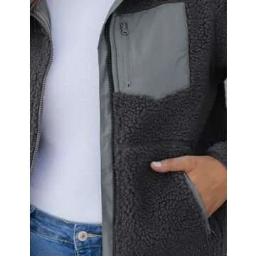 Luvamia Sherpa Women's Jacket - Cozy Winter Essential